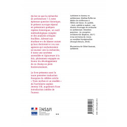La recherche architecturale. Repères, outils, analyses